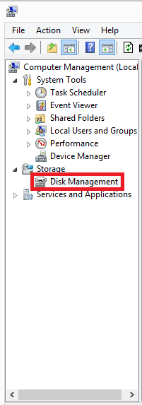 Windows 7 Disk Management